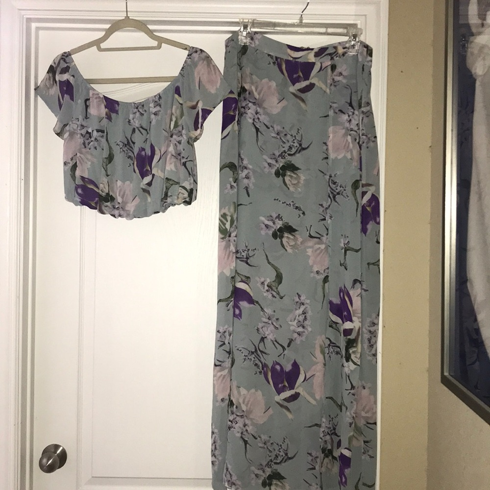 Floral two-piece